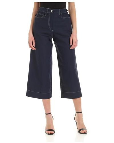 KENZO Cropped Jeans - Blue