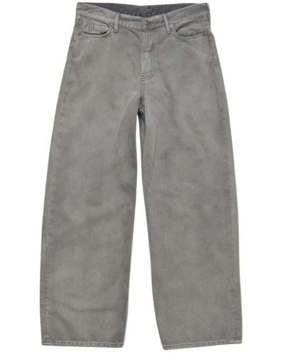 Acne Studios Baggy antracite denim saxon jeans - Grau