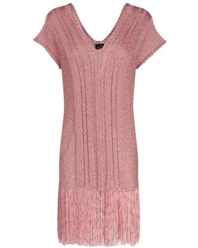 Fisico Midi Dresses - Pink