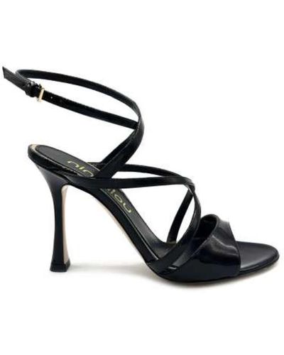 Ninalilou Shoes > sandals > high heel sandals - Noir