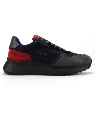 Harmont & Blaine Sneakers schwarz mit blauen und roten details