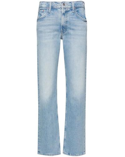 Mother Straight Jeans - Blue