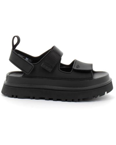 UGG Flat Sandals - Black