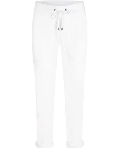 Juvia Pantaloni corti con cintura - Bianco