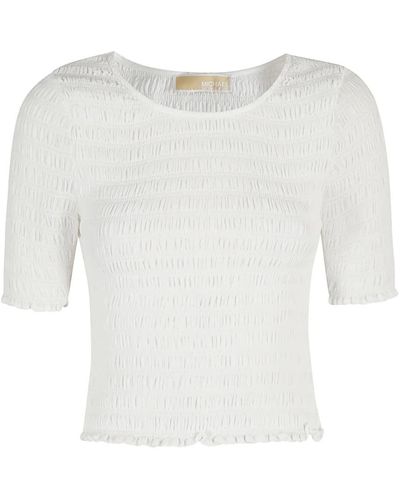 Michael Kors Stylisches smock t-shirt - Weiß