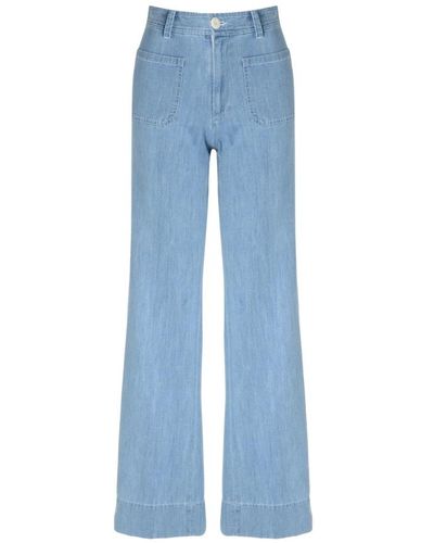A.P.C. Jeans > flared jeans - Bleu