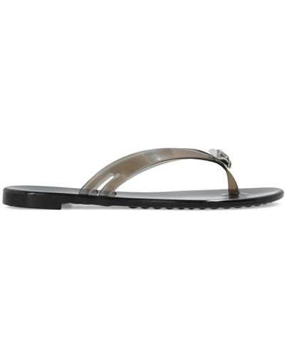 Casadei Shoes > flip flops & sliders > flip flops - Noir