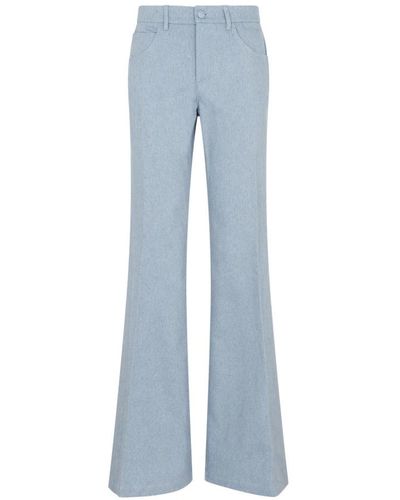 Gabriela Hearst Pantaloni alteza in cotone azzurro chiaro - Blu