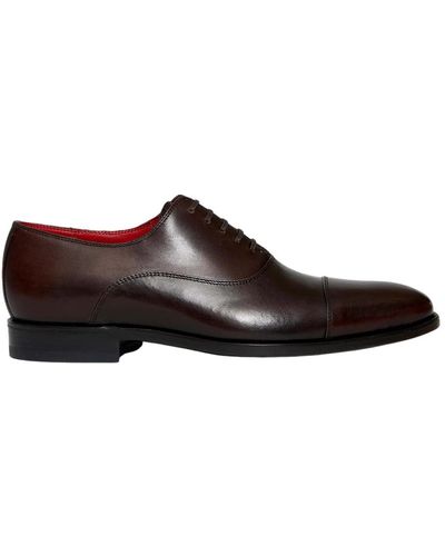 Ortigni Shoes > flats > laced shoes - Marron