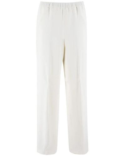 Fabiana Filippi Straight Trousers - White