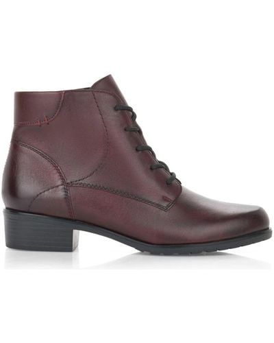 Remonte Lace-Up Boots - Brown