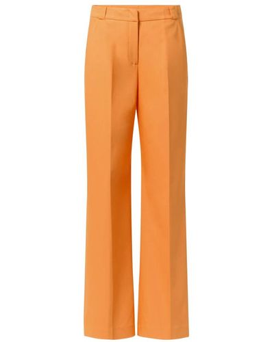 Comma, Pantalones pierna ancha - Naranja