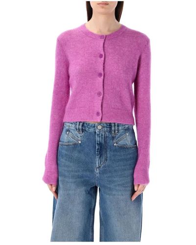 Isabel Marant Isabel marant étoile - knitwear > cardigans - Violet