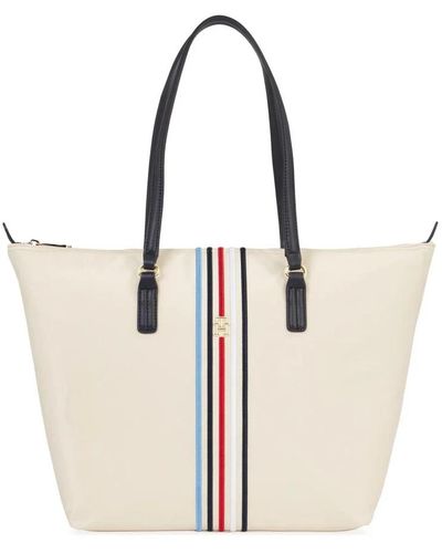 Tommy Hilfiger Tote Bags - White
