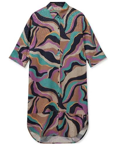 Mos Mosh Shirt Dresses - Multicolour