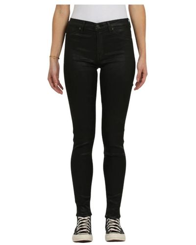 7 For All Mankind Skinny Jeans - Black