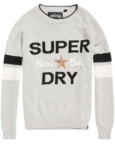 Superdry Graues jersey top