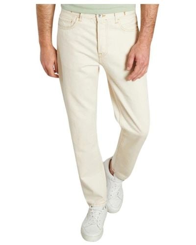 YMC Tearaway jeans - twill di cotone - tapered fit - Neutro