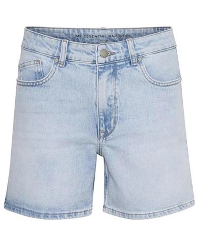 My Essential Wardrobe Denim Shorts - Blue
