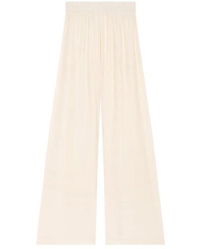 Cortana Wide Trousers - Natural