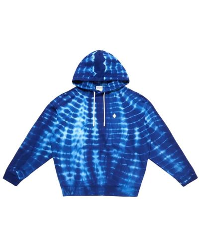 Marcelo Burlon Soundwaves hoodie - Blau