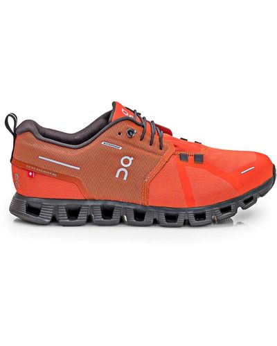 On Shoes Sneaker impermeabile arancione per uomo - Rosso