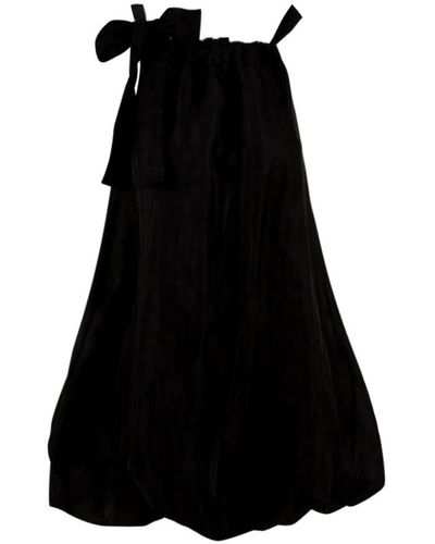 Akep Midi Skirts - Black