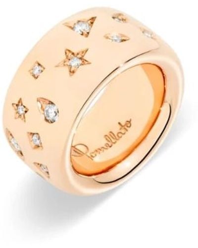 Pomellato Iconica maxi anillo diamante - Blanco