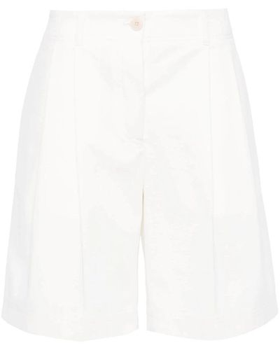 Totême Short Shorts - White