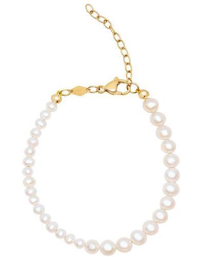 Nialaya Bracciale perle perle perline per perline - Metallizzato