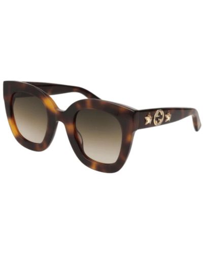 Gucci Stylische sonnenbrille gg0208s - Braun