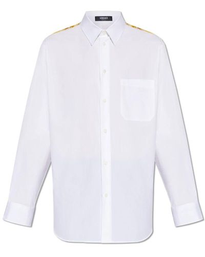 Versace Hemd mit taschen - Weiß