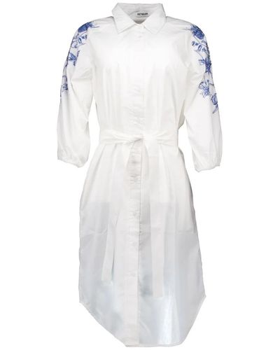 EST'SEVEN Shirt Dresses - White