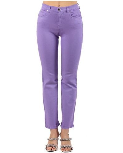 Pinko Slim-Fit Pants - Purple