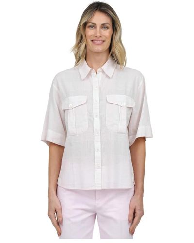 Aspesi Short sleeve shirts - Blanco