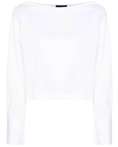 Theory Long Sleeve Tops - White