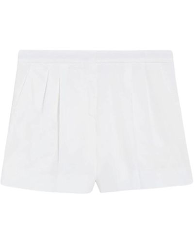Max Mara Studio Shorts > short shorts - Blanc
