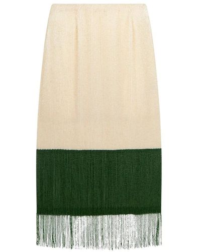 Elisabetta Franchi Midi Skirts - Green