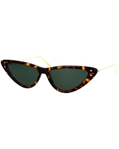Dior Moderne schmetterling sonnenbrille - Grün
