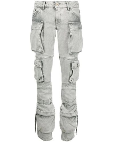 The Attico Cargo essie denim jeans - Gris