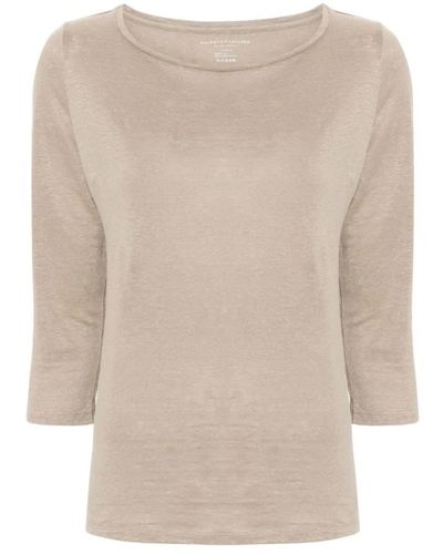 Majestic Filatures R sweatshirt mode ss24 - Natur