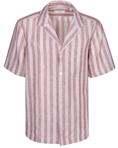 Lardini Short Sleeve Shirts - Pink