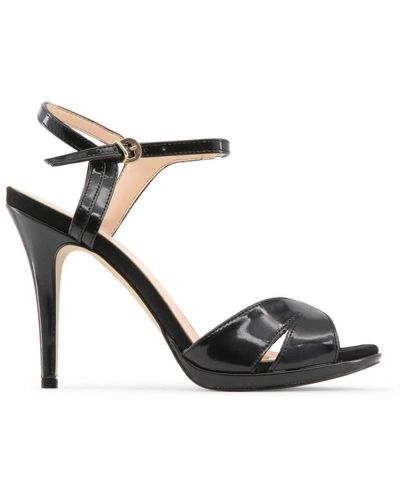 Made in Italia Shoes > sandals > high heel sandals - Noir
