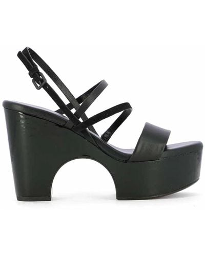 Robert Clergerie Shoes > sandals > high heel sandals - Noir
