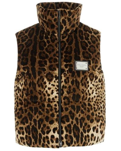 Dolce & Gabbana Vests - Brown