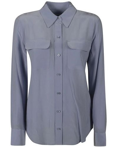 Equipment Camisa slim fit - Azul