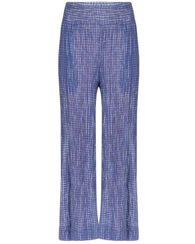 ALESSIA SANTI Trousers > wide trousers - Bleu