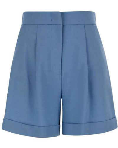 FEDERICA TOSI Short shorts - Blu