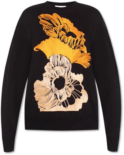 Ferragamo Embroidered sweatshirt - Schwarz