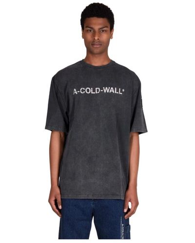 A_COLD_WALL* Baumwoll-jersey regular fit t-shirt - Schwarz